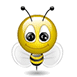 Смайлик-пчела смайлик