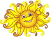 Улыбающееся солнце картинка смайлик