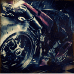 Тюнингованый мотоцикл (люблю скорость)