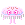 Медуза розовая